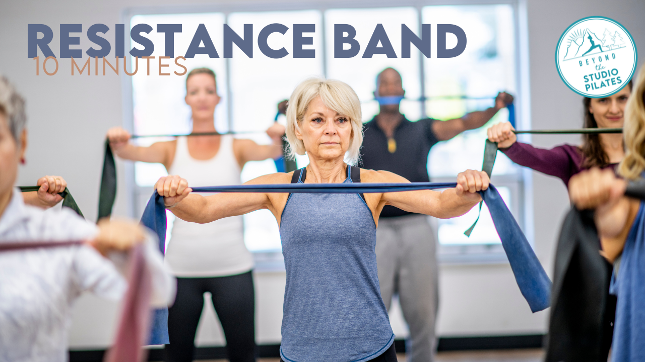 Resistance band training your whole body