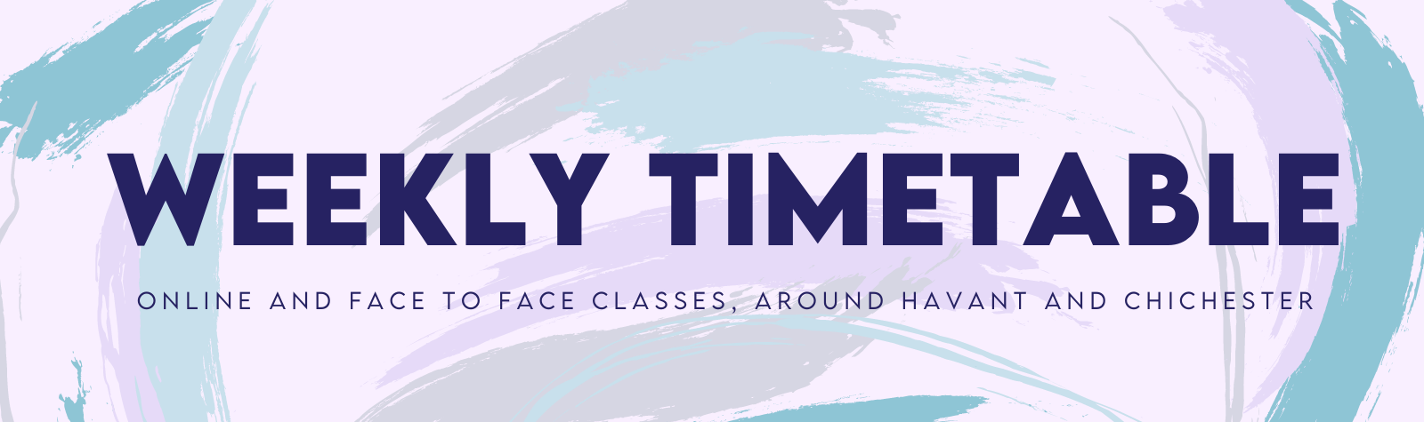 Pilates timetable