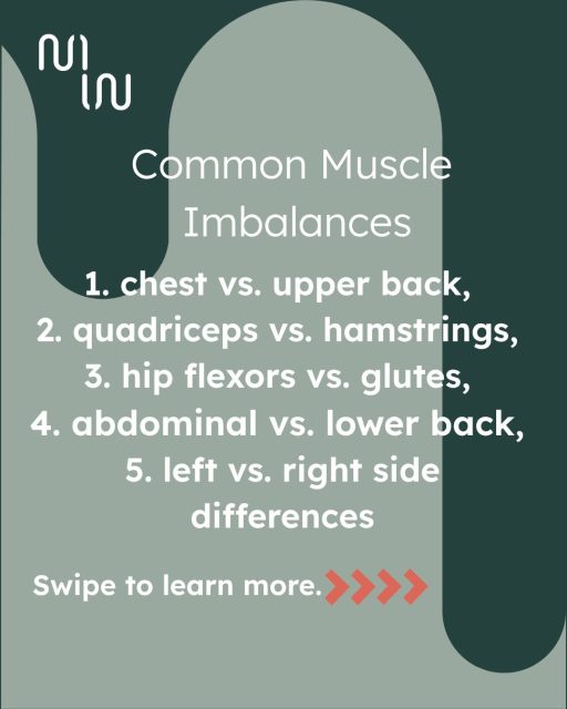 Ever notice how squats make it easier to get up off the sofa? Or how those deadlifts mean picking up your kids (or shopping bags) feels effortless? Press-ups = suitcase goes overhead, no sweat. Lunges help you take the stairs with power, and cycling or running keep you chasing adventure for years.
Don’t just “exercise”—train for everything life throws your way. Every rep is practice for living fully, feeling strong, and saying “yes” to more. 
Sometimes our muscles become imbalanced, as part of the muscle imbalance series which has been running over the last two months I wanted to summarise the most common imbalances, you can go back and save the videos of the exercises I suggest to help combat these.
Fuel your passion with Move Wilder Pilates and Personal Training.
www.movewilder.co.uk
#TrainForLife #MoveWilder