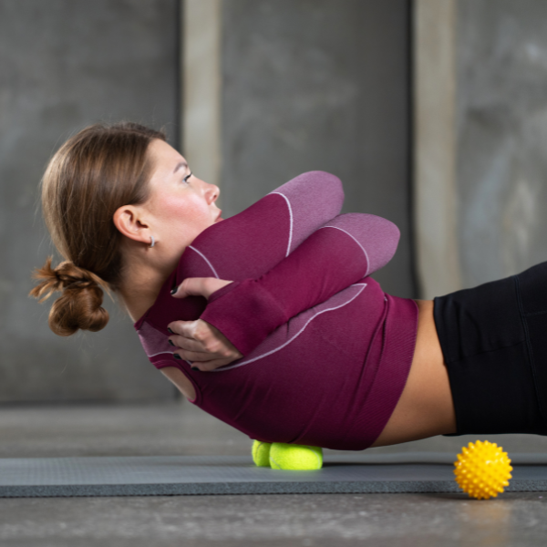 Technique for helping correct your posture if you find your shoulders and upper back round forward.