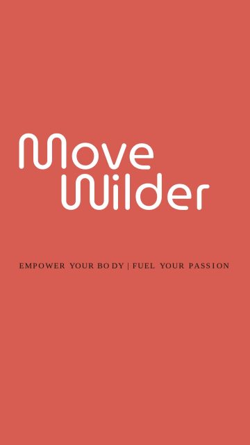 MOVE WILDER MISSION
At Move Wilder, my mission is to empower you to rediscover the strength, confidence, and freedom within your body. Through personalised Pilates, corrective exercise, strength training, and adventurous outdoor movement, I help you break out of routines, embrace adventure, and reconnect with the natural world. 
Move Wilder is not just about fitness—it’s about unlocking your boldest, most vibrant self so you can thrive on the mat, in the gym, in nature, and in everyday life. 
Let's move with confidence, live with spirit, and make every journey wilder.
Head over to our free Facebook group and learn how to empower your body and fuel your passion.
https://www.facebook.com/groups/movewilderpilatesfree

#MoveWilder #FindYourStrength #MoveWithConfidence #BeWilder #NatureInspired #UnlockYourPotential #AdventureAwaits