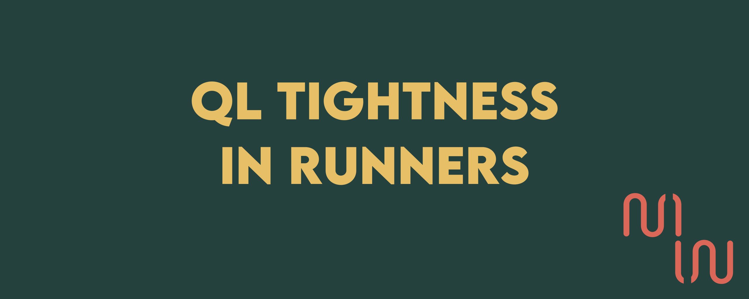  QL Tightness in Runners – And One Simple Stretch to Help