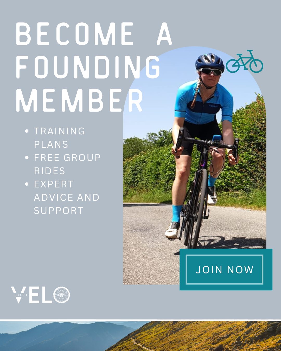 Velo Core is a unique app designed specifically for cyclists to enable you to ride further, faster and for longer, with less injuries and more enjoyment. It combines cycling-specific strength training, Pilates, and flexibility workouts to help you build muscle balance, improve flexibility, and enhance your overall performance, all while reducing the risk of injury. Whether you’re a road cyclist or a mountain biker, Velo Core helps you address muscle imbalances and common issues like tightness or lower back pain, so you can stay healthy and resilient for the long haul.
If you want to take your cycling to the next level and get exclusive founding member savings, now’s the time to join!
15% off the RRP of £19.99 for the first month use the code FOUNDERWEB at checkout
https://coach.everfit.io/package/VM597093
#VeloCore #CyclistTraining #CyclingStrength
#PilatesForCyclists #RideStronger #CyclingPerformance
#MobilityForCyclists #InjuryPrevention #RoadCycling
#MountainBiking #CyclingFitness #CoreStrength